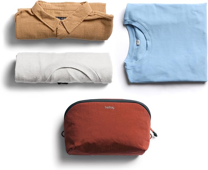 Bellroy Lite Packing Pouch 3L (Organizer Packing Cube for Travel Near and far) - Clay