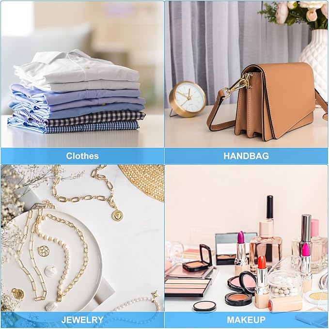 PATIKIL Shoe Dust Bag, 16 Pack Duster Flannel Shoes Pouch with Drawstring Washable Breathable Travel Shoe Bags for Home Luggage Storage, 12x17" Brown