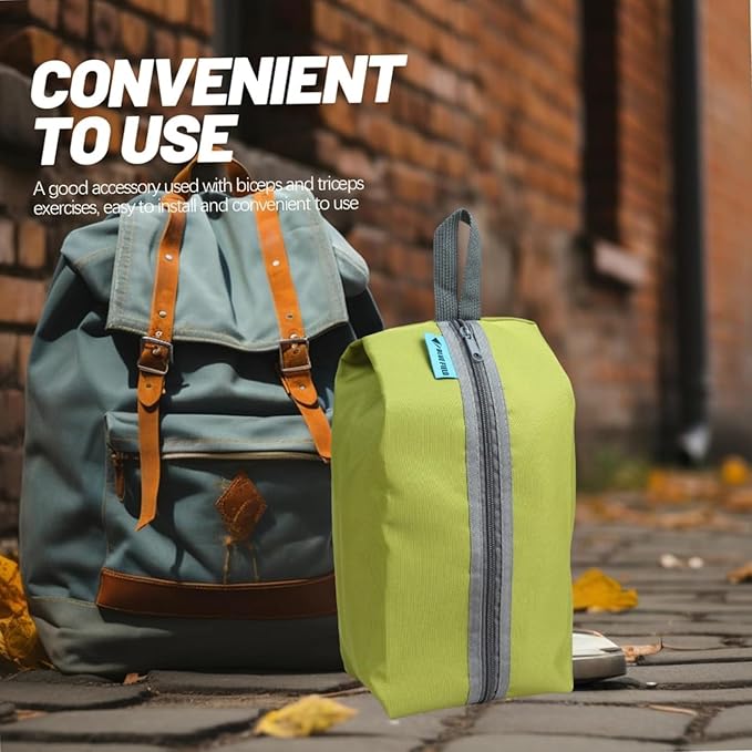 Tumecos 4 Pack Large Waterproof Portable Travel Organizer Toiletry Dopp Kit, Space Saving Shoe Bag Pouch