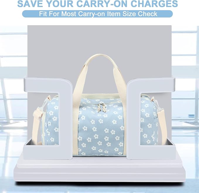 BLUBOON Duffle Bag Girls Kids Cute Gym Bag with Shoes Compartment & Wet Separation Waterproof Sports Overnight Travel Bag