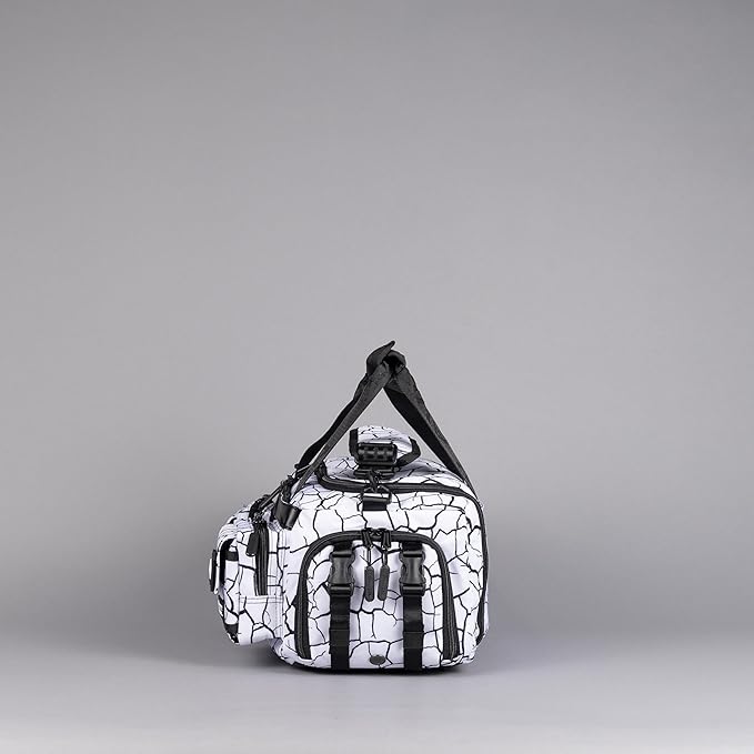 WOLFpak 20L Mini Duffle Bag for Gym & Travel | Waterproof Carry-On Weekender Bag with Shoe Compartment, Hard Bottom, and Tactical Molle System (Part 2: The Reign)