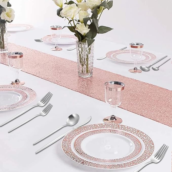 Matte Silverware Set, VANVRO 40-Piece Stainless Steel Flatware Set, Satin Finish tableware Cutlery Set, Service for 8, Home and Restaurant, Dishwasher Safe