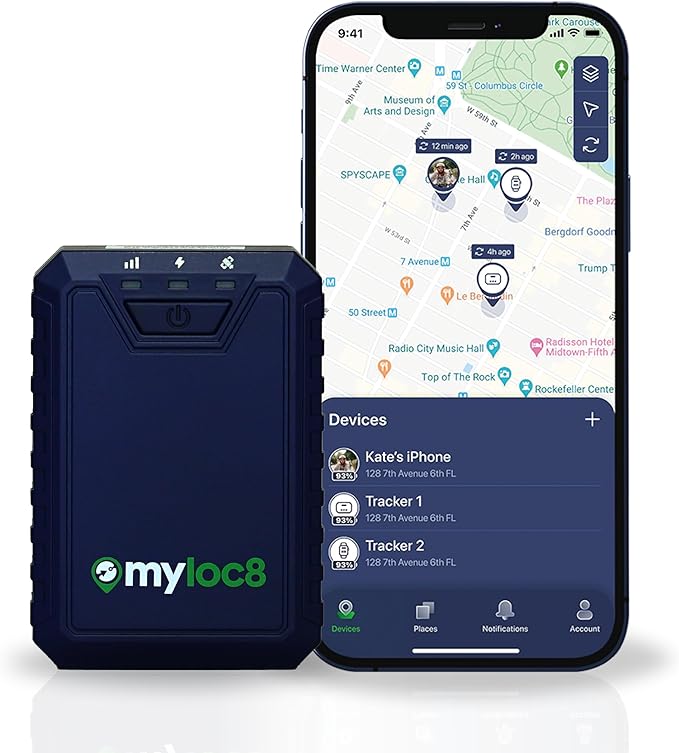 Ultra GPS Tracker for Vehicles – Rugged, Waterproof, Hidden GPS Car Tracker Device for Vehicles, Trucks - 4G LTE, Real-Time Updates, 9 Months Battery Life - (Subscription Required)