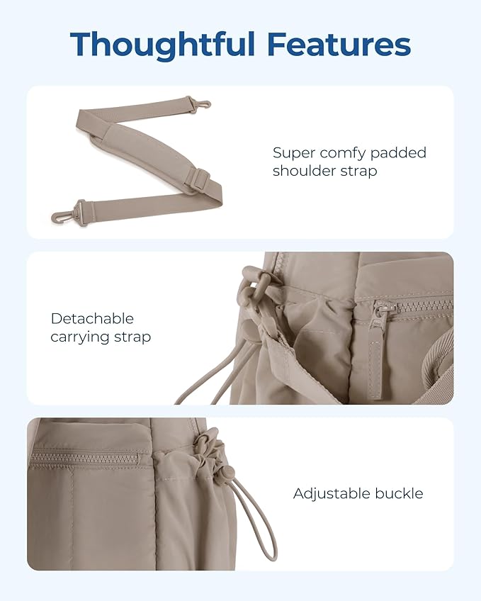 BAGSMART Gym Bag for Women, Duffle Bag for Travel with Wet Pocket, Lightweight Carry on Weekender Duffel, Water Resistant