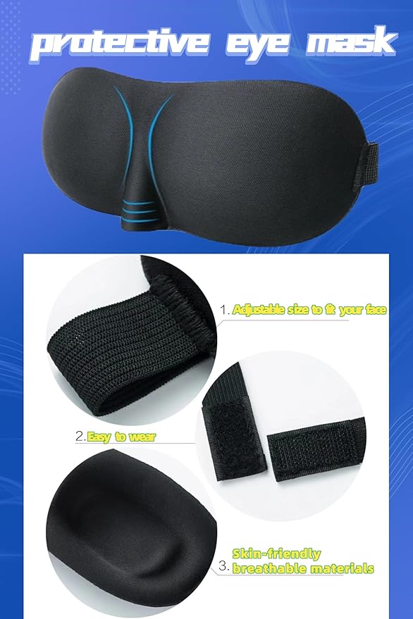 Portable Ultimate Comfort Set For Plane Sleep Kit At Plane,2 Inflatable Travel Pillows,Foot Rest Hammock,Eye Mask Ear Plugs For Airplane Flight Essentials For Seat Airplane Gadgets for Sleep Comfort