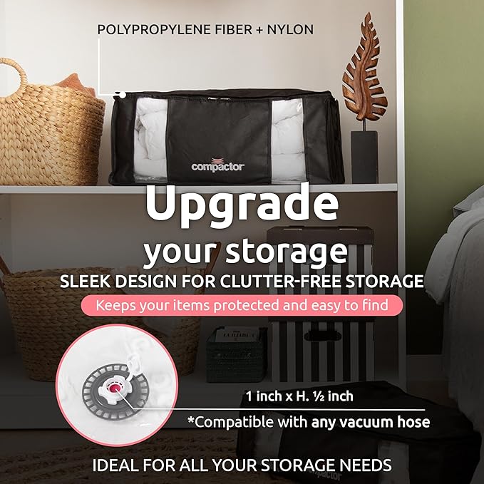 3D Vacuum Bags Semi Rigid… (Black | PARISIENNE, Value Pack)