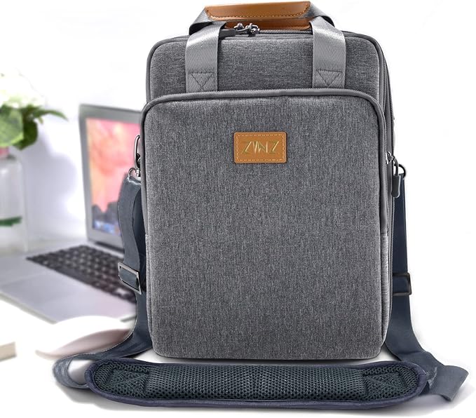 ZINZ Shoulder Strap 78" Universal Handbag Strap with Ultra-thick Fixed Padded and Dual Balanced Adjustable Buckles Shoulder Crossbody Strap for Briefcase Messenger Bag Laptop bag Luggage,Dark Gray