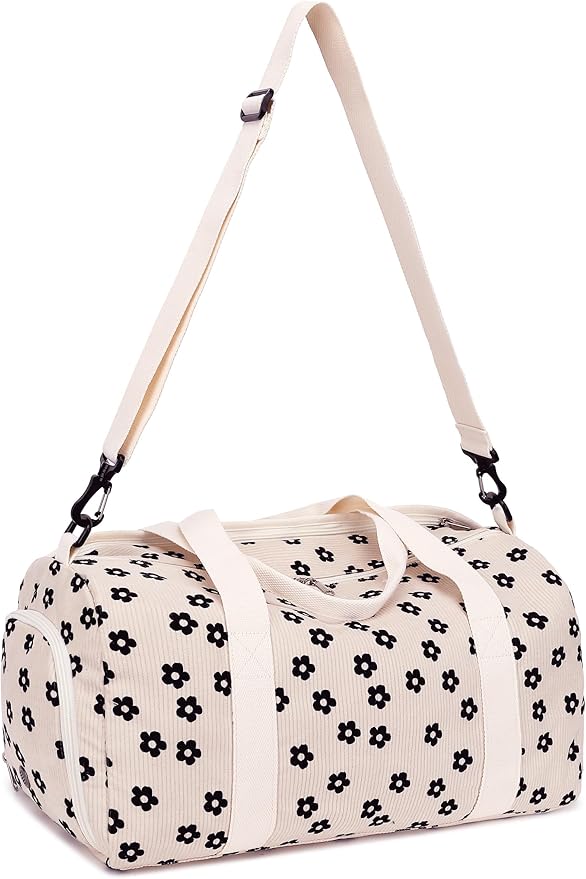 BLUBOON Duffle Bag Girls Kids Cute Gym Bag with Shoes Compartment & Wet Separation Waterproof Sports Overnight Travel Bag