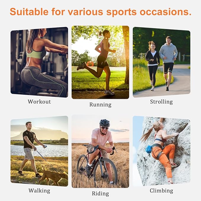 Running Belt Waist Fanny Pack: Slim Phone Holder Workout Pouch for Walking JoggingBlue