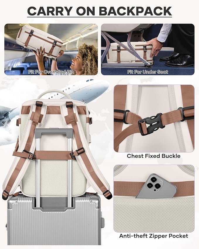 coofay Vacuum Backpack Travel with Pump Vacpack Travel Backpack with Vacuum System Mochila de Viaje Compresion al Vacio Easyvacpack Airbag Backpacks for Traveling Carry on Luggage