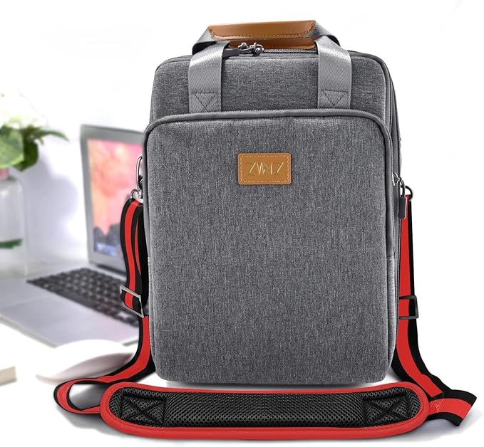 ZINZ Shoulder Strap Universal Bag Strap - 78" Ultra-Thick Padded with Dual Balanced Adjustable Buckles for Briefcase, Travel, Sports, Laptop, Crossbody Bag,Stripes-BkRBk