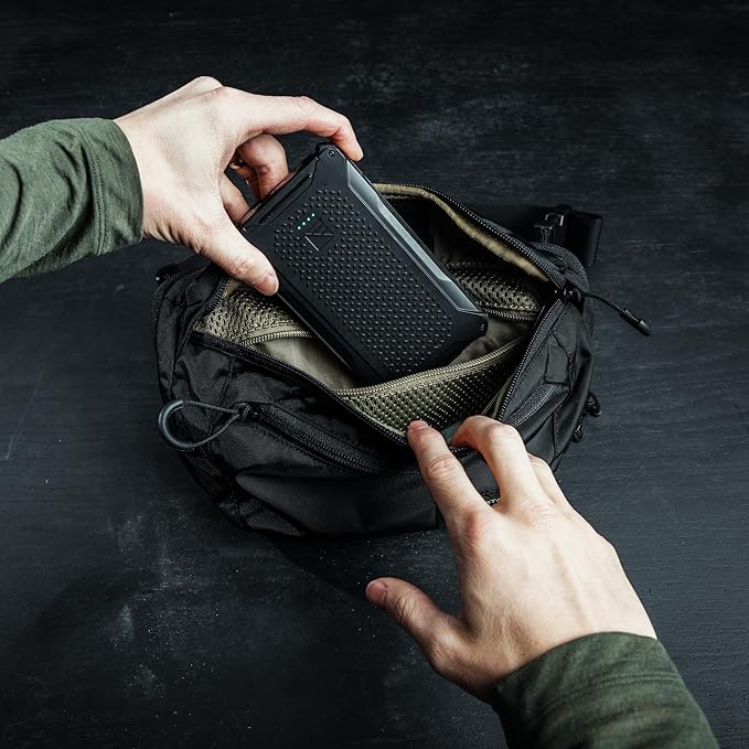 Eberlestock Bando Bag - Tactical Men's Fanny Pack w/Adjustable Waist Belt, Zippered Pockets, Compact Lightweight Belt Bag