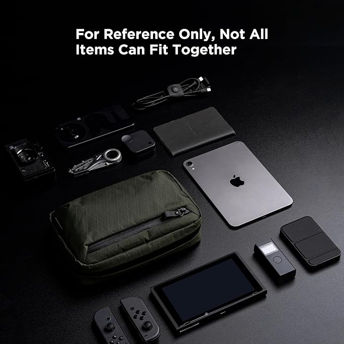 ALPAKA Elements Tech Case - Travel Organizer Pouch for Electronics, Cables, EDC with Weatherproof Fabrics, YKK Zippers