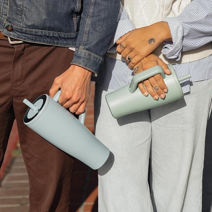 BrüMate Era 30 oz Tumbler with Handle & Straw | 100% Leakproof Insulated Water Bottle Tumbler with Lid & Flexible SoftSip Straw | Made of Stainless Steel | Cup Holder Friendly | 30oz (Prickly Pear)