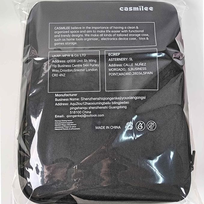 Headphone Case for Skullcandy Crusher/Hesh/Evo Wireless Over-Ear Bluetooth Earphones, for Beats Studio Pro/ 3/Solo 4/3/2 Headphones and More Noise Cancelling Foldable Headset - Hard Box Only - Grey