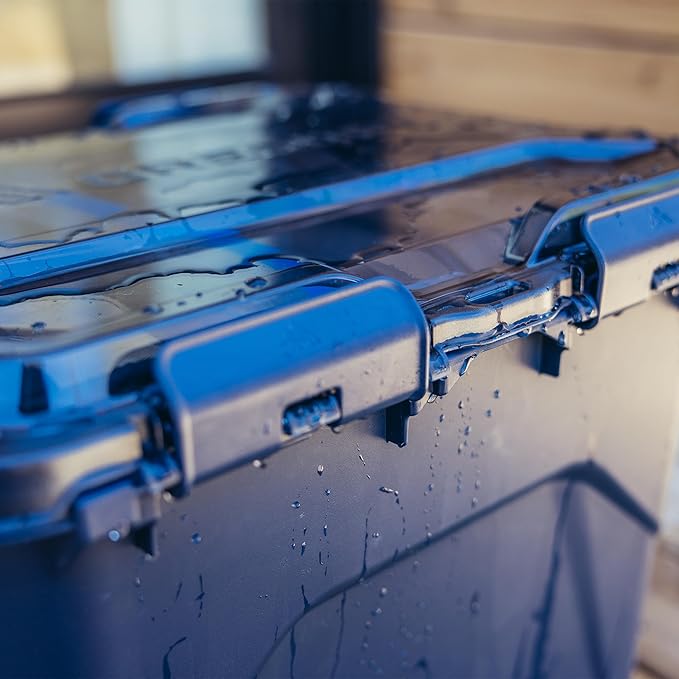 Gregory Alpaca 50L Waterproof Gear Organization/Camping Gear Box with Transparent Removeable Lid, Mirage Tan