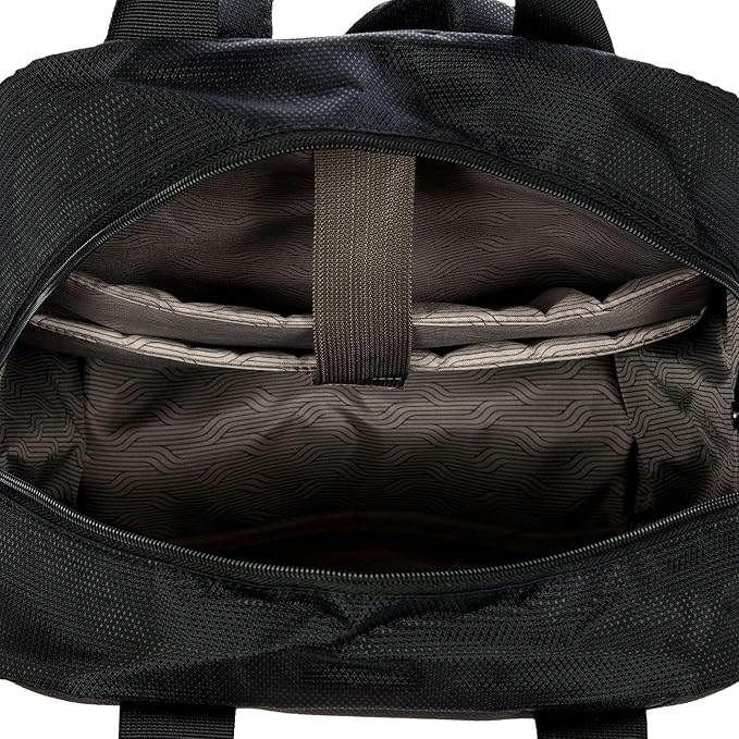 Bric's B|Y Ulisse Backpack, Lightweight Travel Daypack with Smart Sleeve and Multiple Organizational Pockets - Black