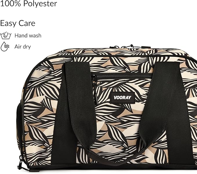 Vooray Burner Gym Duffel Bag, Gym Bag for Women and Men with Shoe Compartment, Weekender, Overnight & Travel Duffel for Sports and Workout