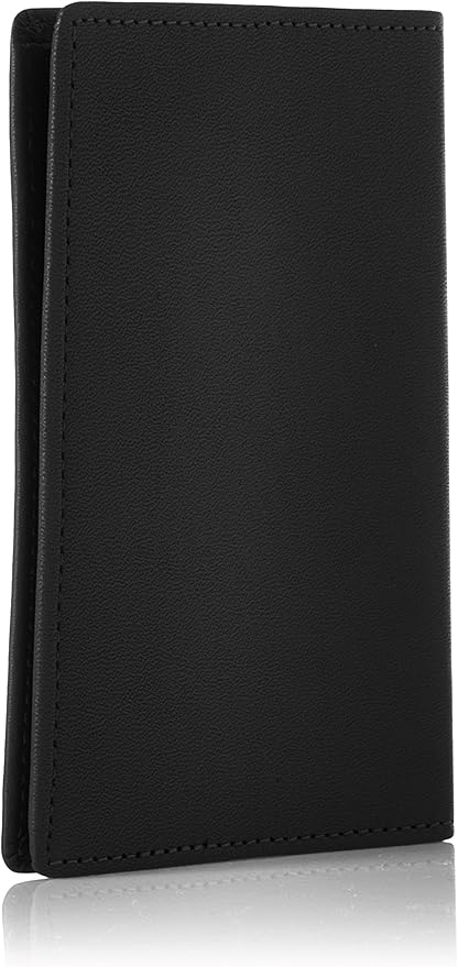 Royce Leather RFID Blocking Passport Travel Document Organizer in Leather, Black 2, One Size