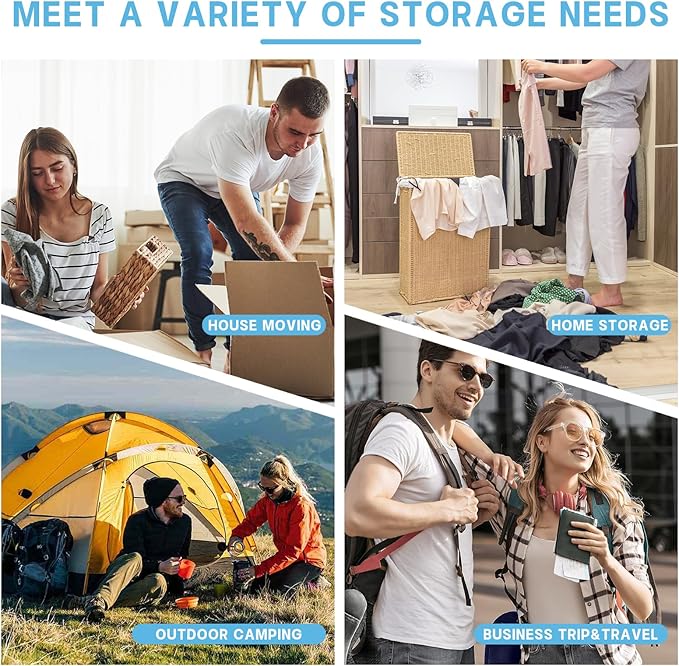 15 Pack Travel Vacuum Bags with Electric Pump,3 Different Sizes of Space Saver Bags,Vacuum Storage Bags Suitable for Clothing, Travel Luggage, Blankets, and Down comforters