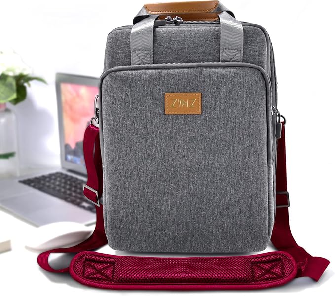 ZINZ Shoulder Strap 78" Universal Handbag Strap with Ultra-thick Fixed Padded and Dual Balanced Adjustable Buckles Shoulder Crossbody Strap for Briefcase Messenger Bag Laptop bag Luggage,Red