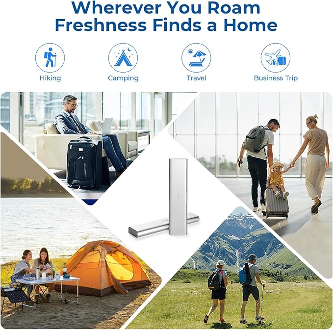 2 Pack Wider Aluminum Toothbrush Travel Case, Portable Travel Toothbrush Holder, Durable Manual Toothbrush Box Container for Traveling, Bathroom, Camping, Business Trip