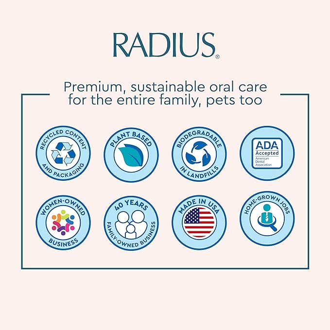 RADIUS Toothbrush Portable Travel Case Kit Standard Toothbrush Soap Razor Case Storage Box for Travel BPA Free 3 Count - Opaque White