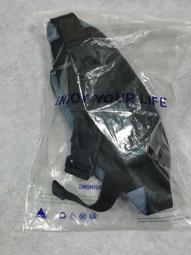 WATERFLY Fanny Pack Waist Bag: Small Hip Pouch Bum Bag Fannie Pack Phanny Fannypack Waistpack Bumbag Beltbag Sport Slim Fashionable for Jogging Hiking Hiker Woman Man