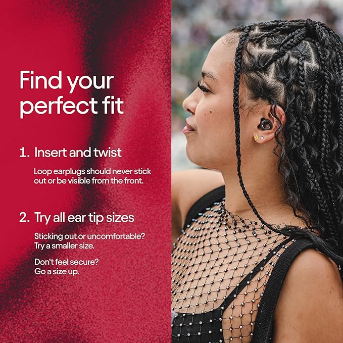 Tomorrowland x Loop Experience 2 Earplugs – Stylish Hearing Protection for Concerts & Festivals, Live Music, Nightlife & Musicians – 17dB Noise Reduction Ear Plugs (High-Fidelity) – Limited Edition