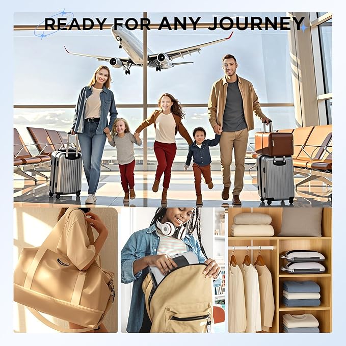 2 Set Compression Packing Cubes for Travel Essentials,Compressible Expandable Packing Cubes for Suitcase,OlarHike Luggage Organizer Bags for Travel,Handy Helper for Organizing Clothes(Black)