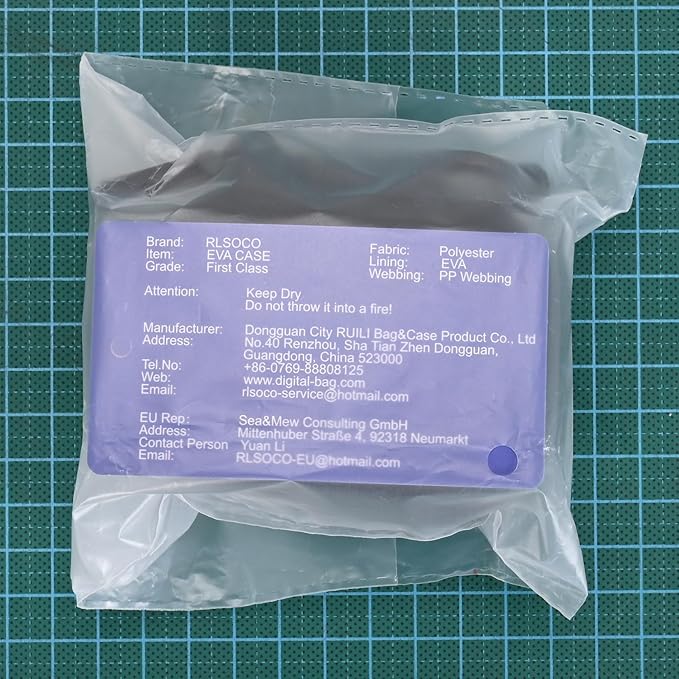 RLSOCO Hard Case for Bang & Olufsen Beoplay EX/Beoplay Eleven Wireless Bluetooth Earphones (Case Only)