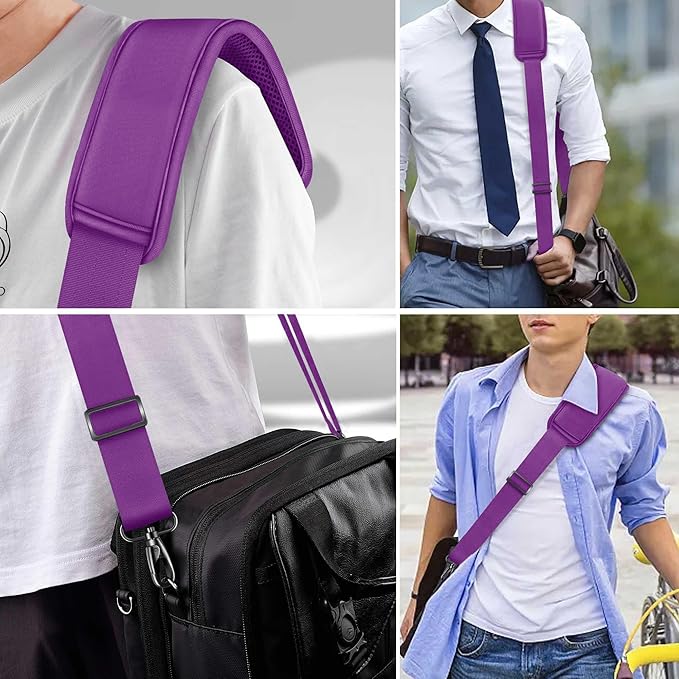 ZINZ 60 Inch Shoulder Strap with Removable Ultra-Thick Pad, Adjustable Buckles Shoulder Crossbody Strap for Luggage Bag