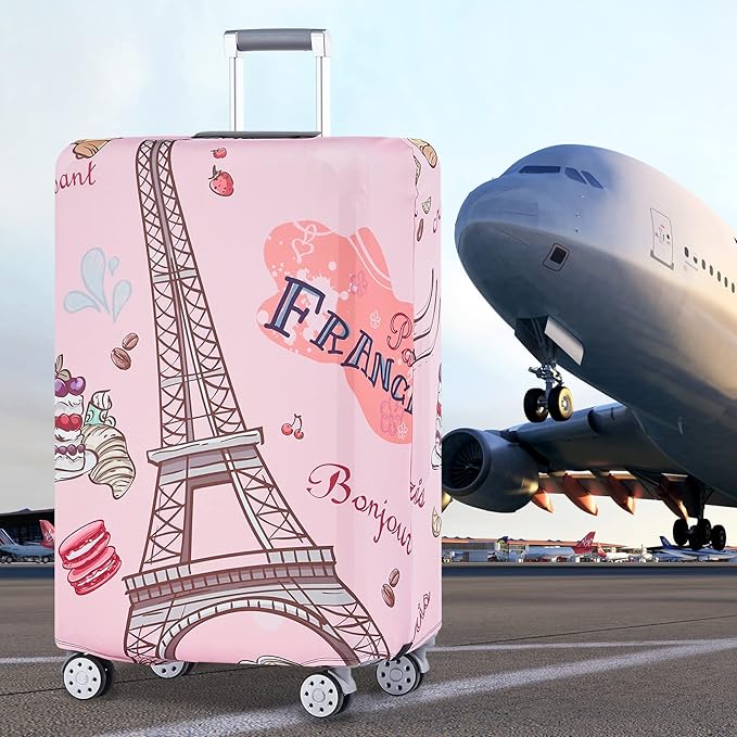 TRAVELKIN more than travel Luggage Covers For Suitcase Tsa Approved,Suitcase Cover Protector Fit 18-32 Inch Luggage