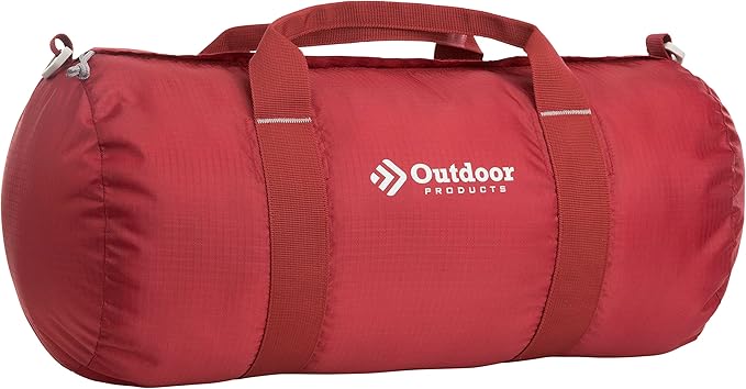 Outdoor Products Deluxe Duffel (Black, 12 in X 24 in)