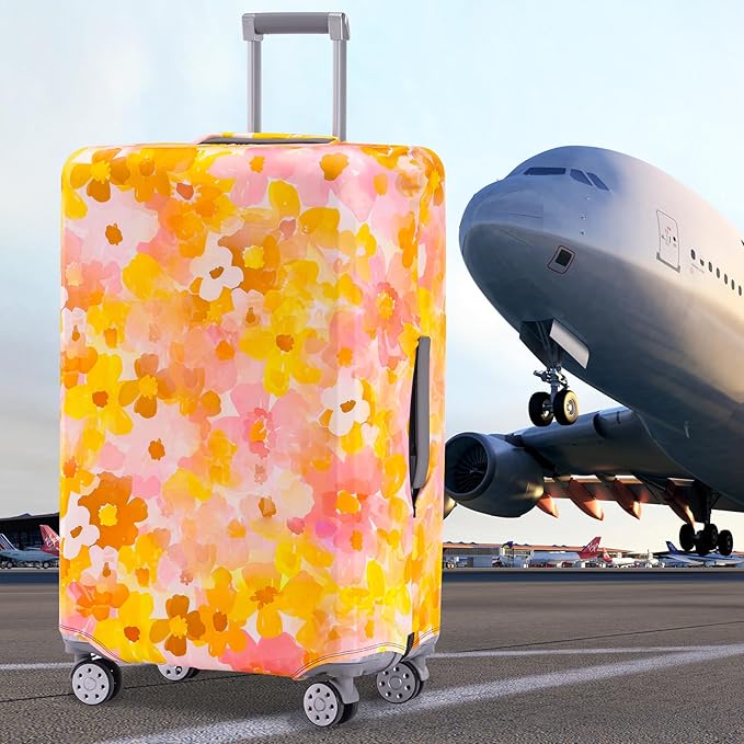 Travelkin Luggage Covers For Suitcase Tsa Approved,Suitcase Cover Protector Fit 22-25 Inch Luggage