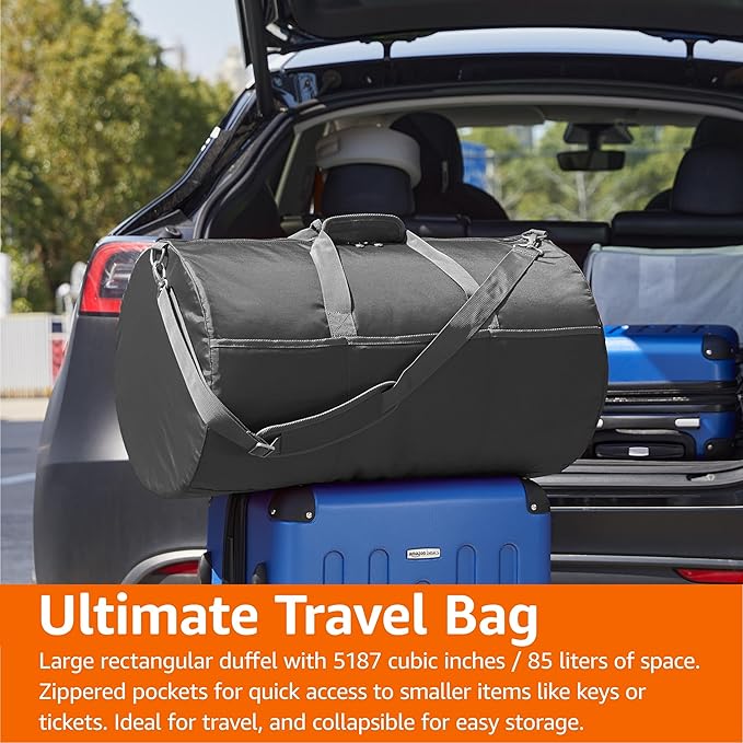 Amazon Essentials-duffel bag lightweighted 25 inches black