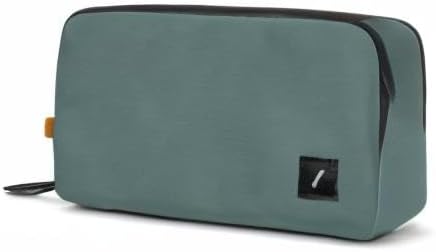 Native Union Stow Lite Organizer W.F.A Tech Organizer – Minimalist Travel Pouch Made of Recycled Materials for Everyday Accessory Storage & Protection – Stores Cables, Chargers & More (Slate Green)