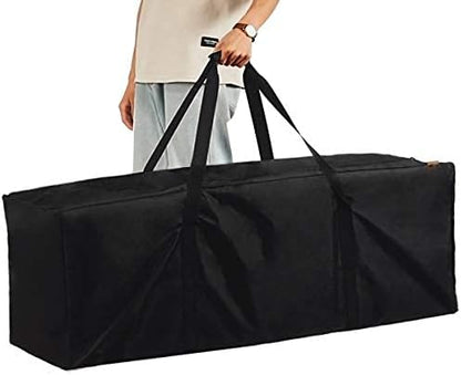 INFANZIA 47inch Sports Duffel Travel Bag, 196L Extra Large Duffel Luggage Bag with Upgrade Zipper, Water Resistant & Foldable Equipment Storage Bag for Camping Tent Tripod Fishing