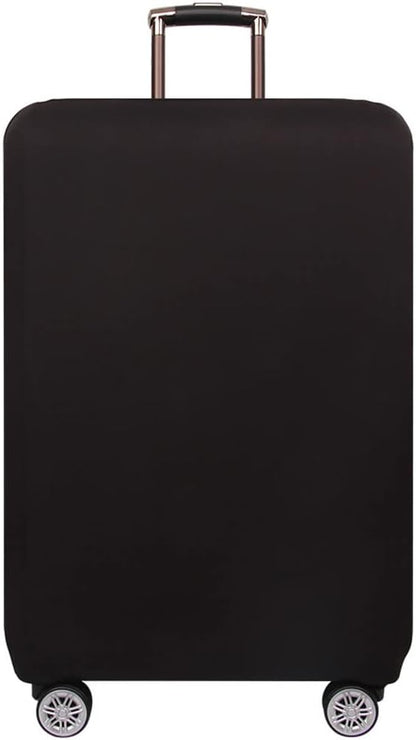 MosaiRudo Thicker Luggage Cover Elastic Suitcase Cover Protector Fits 18-32 Inch Suitcase Travel Accessories (Black, M)