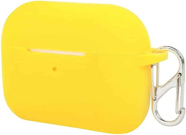 FELONY CASE – Soft Silicone AirPods Pro Case - Neon Yellow | Shockproof, 360° Protective Apple Airpods Case Cover with Keychain | Wireless Charging Compatible with Front LED Visible