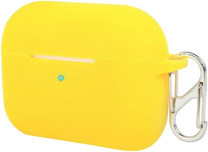 FELONY CASE – Soft Silicone AirPods Pro Case - Neon Yellow | Shockproof, 360° Protective Apple Airpods Case Cover with Keychain | Wireless Charging Compatible with Front LED Visible