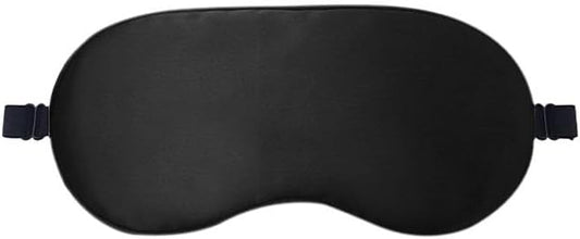 100% 6A Mulberry Silk Eye Sleep Mask for Side Sleepers-FSA Eligible Blackout Eye Mask for Sleep, Reduces Migraines & Puffy Eyes, Travel Office Airplane Use, Ideal Gift for Women & Men