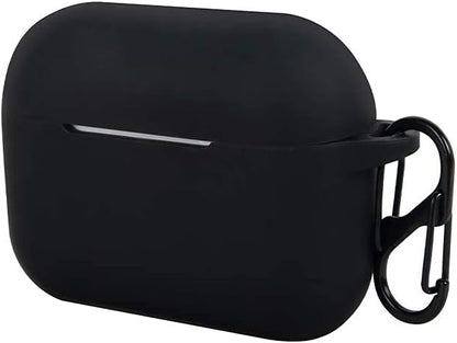 Felony Case – Soft Silicone AirPods Pro Case - Matte Black | Shockproof, 360° Protective Apple Airpods Case Cover with Keychain | Wireless Charging Compatible with Front LED Visible
