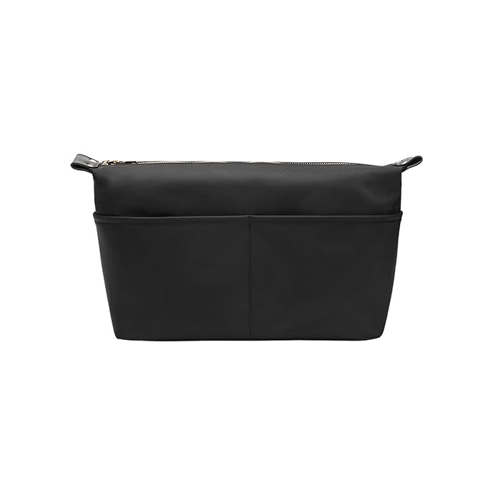 Insert Storage Bag Set Three Size Purse Organizer Cosmetic Bags with Compartments Makeup Travel Bags for Women Nylon (Large-nylon)