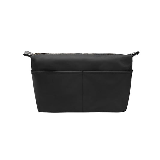 Insert Storage Bag Set Three Size Purse Organizer Cosmetic Bags with Compartments Makeup Travel Bags for Women Nylon (Large-nylon)