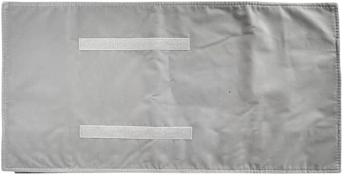 Premium Jewelry Roll Organizer for 16 Necklaces 55cm x 29cm Metal Snap & Velcro Closure - Ideal for Travel and Storage (Grey)