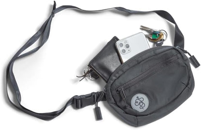 Baboon to the Moon Fanny Pack - Trendy, Compact, Water-Repellent Waist Bag in Multiple Colors and Sizes for Men and Women (Grey, Mini (1.5L))