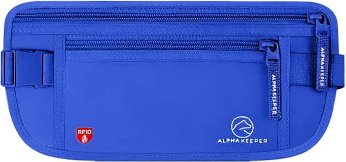 Hidden Money Belt for Travel for Men, Waist Wallet Anti Theft, RFID Passport Holder For Travel Men Or Women, Money Pouch, RFID Passport Holder