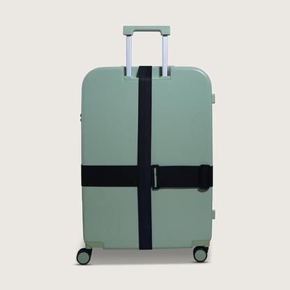 Cincha Travel Adjustable Luggage Strap, Fits Carry-On and Checked Bags, TSA Approved, Shark Tank Brand, Premium Travel Accessory (Black)