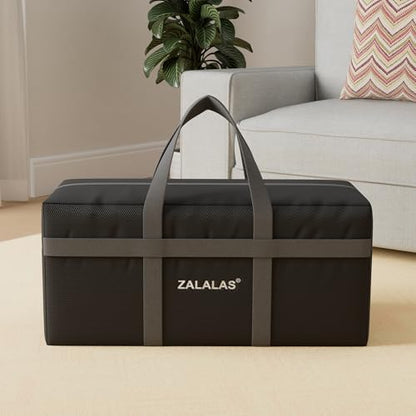 Foldable Duffle Bag, 96L Extra Large Travel Duffel bag Lightweight Weekender Bag for Men Women Water-proof & Tear Resistant,Black